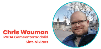 Chris Wauman - PVDA Gemeenteraadslid Sint-Niklaas